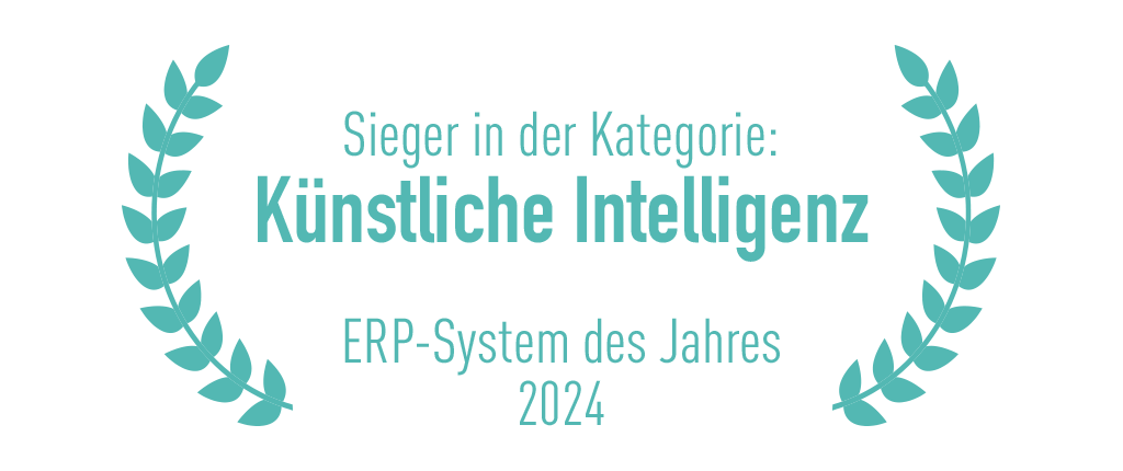 Sieger: Künstliche Intelligenz, ERP-System des Jahres 2024