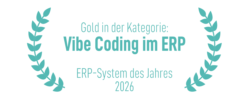 Gold: Vibe Coding im ERP, ERP-System des Jahres 2026